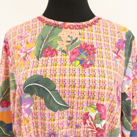 Emily Lovelock Floral Dress Size L - Picture 4 of 15